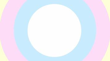circle pastel color transition animation expands to fill background animated video