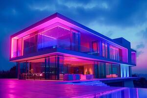 A house and pool close-up under sky photo