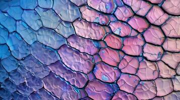 Colorful Iridescent Abstract Texture with Pink and Blue Tones photo