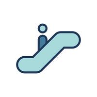 escalator icon symbol template vector
