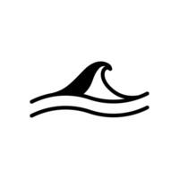 wave icon symbol template vector