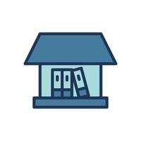 bookstore icon symbol template vector