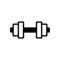 dumbbell icon symbol template vector