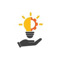 Idea icon flat design vector