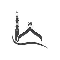 Islamic mosque logo vector