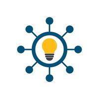 Idea icon flat design vector