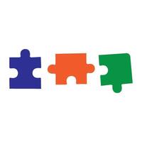 Puzzle icon design vector