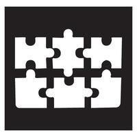 Puzzle icon design vector