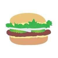 Burger icon design vector