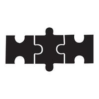 Puzzle icon design vector