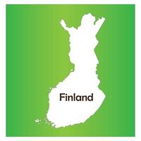 Finland map icon vector