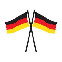 German flag icon vector