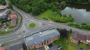 Aerial View of Wolverhampton City of United Kingdom on a Windy and Cloudy Day. June 7th, 2024 video