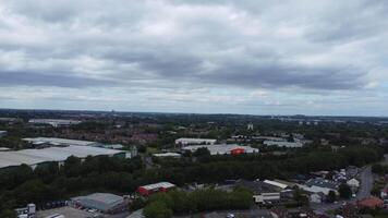 Aerial View of Wolverhampton City of United Kingdom on a Windy and Cloudy Day. June 7th, 2024 video