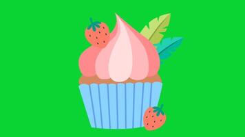 Summer Sticker icons collection, 3D Animation Green Screen, Element Stock Overlay 4k Cartoon Animation Stickers, Realistic running with loop animation chroma key, Green Screen Background video