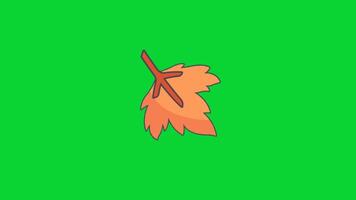 Seasons Sticker icons collection, 3D Animation Green Screen, Element Stock Overlay 4k Cartoon Animation Stickers, Realistic running with loop animation chroma key, Green Screen Background video