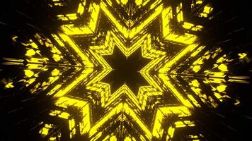 Purple and Yellow Cross-Type Strobe Background VJ Loop in 4K video