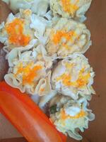 Dimsum is a large range of small dishes that Cantonese people traditionally enjoy in restaurants for breakfast and lunch. photo