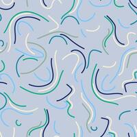 Seamless pattern with hand drawn stripes. vector