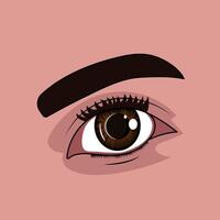 Beautiful Brown Eyes In Hues Of Cocoa And Gold Mesmerize With Depth And Warmth Illustration vector
