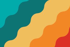Vibrant wavy line pattern for background vector