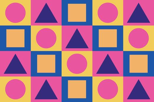 básico geométrico forma modelo para antecedentes vector