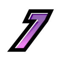 3D number illustration png