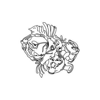 A playful mouse, adorned with a jaunty hat, clutches a delicate butterfly in its grasp. Their paths have crossed in a whimsical dance, one of curiosity and wonder vector