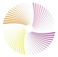 Dots Circle Design vector