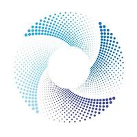 Abstract Dot Circle Design vector