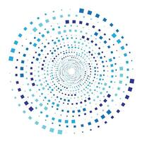 Abstract Circle consisting dots design vector