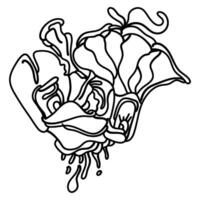 The Enigmatic Mushroom sketch features a mushroom with a mysterious facial expression, inviting interpretation and contemplation. Perfect for illustrations, art prints and home decor. vector