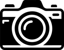 Camera icon on white background. vector