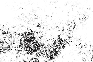 black grunge destressed texture on white background, grunge destress monochrome overlay background texture vector