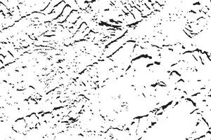Rough Black and White Grunge Texture - Distressed Overlay Background - Abstract Textured Effect - Isolated on White - EPS10 vector