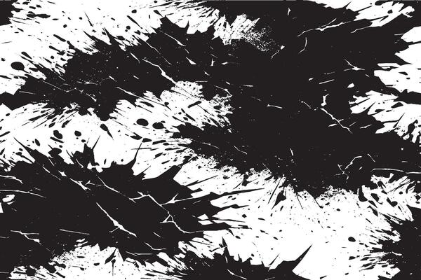 black monochrome overlay texture on white background, black and white background or texture