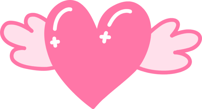 Cute Coquette heart png