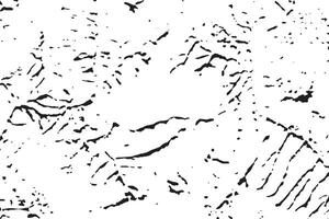 Rough Black and White Grunge Texture - Distressed Overlay Background - Abstract Textured Effect - Isolated on White - EPS10 vector