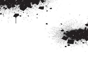 black monochrome overlay texture on white background, black and white background or texture vector