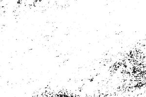 black grunge destressed texture on white background, grunge destress monochrome overlay background texture vector