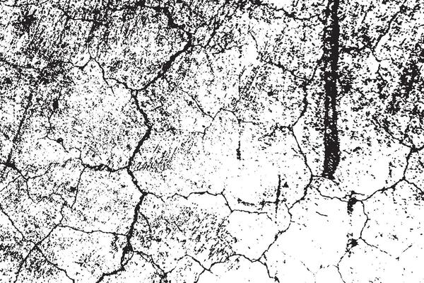 Grunge Texture of Cracked Rough Surface - Abstract Monochrome Cement Background Illustration Overlay Template