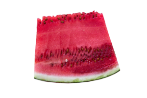 A fresh Slice of red watermelon isolated on the background png