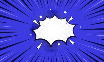 comic halftone style with speech bubble design pop art background vector