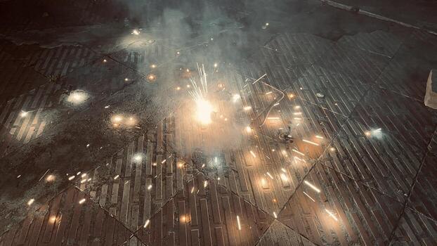 extendido espumoso efecto de un Chakkar galleta foto