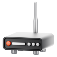 3d rendering wifi router icon. Gadget and technology concept png