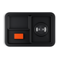 3d rendering action camera icon. Gadget and technology concept png