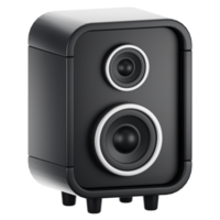 3d rendering speaker icon. Gadget and technology concept png