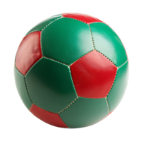 a red and green Football on a transparent background png