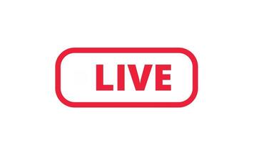 Live icon overlay for broadcast streaming and television program video