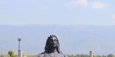 View of a beautiful lord shiva statue during day photo